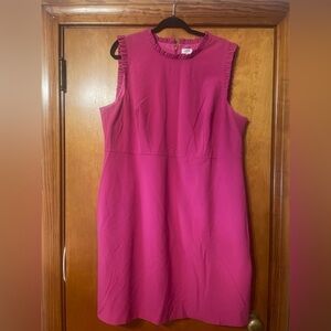 J. Crew Pink Sheath Dress Size 20